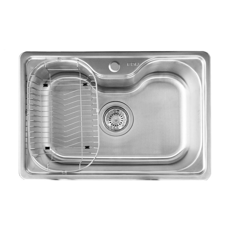 Lavaplatos FDV Small Acqua sobre cubierta-1