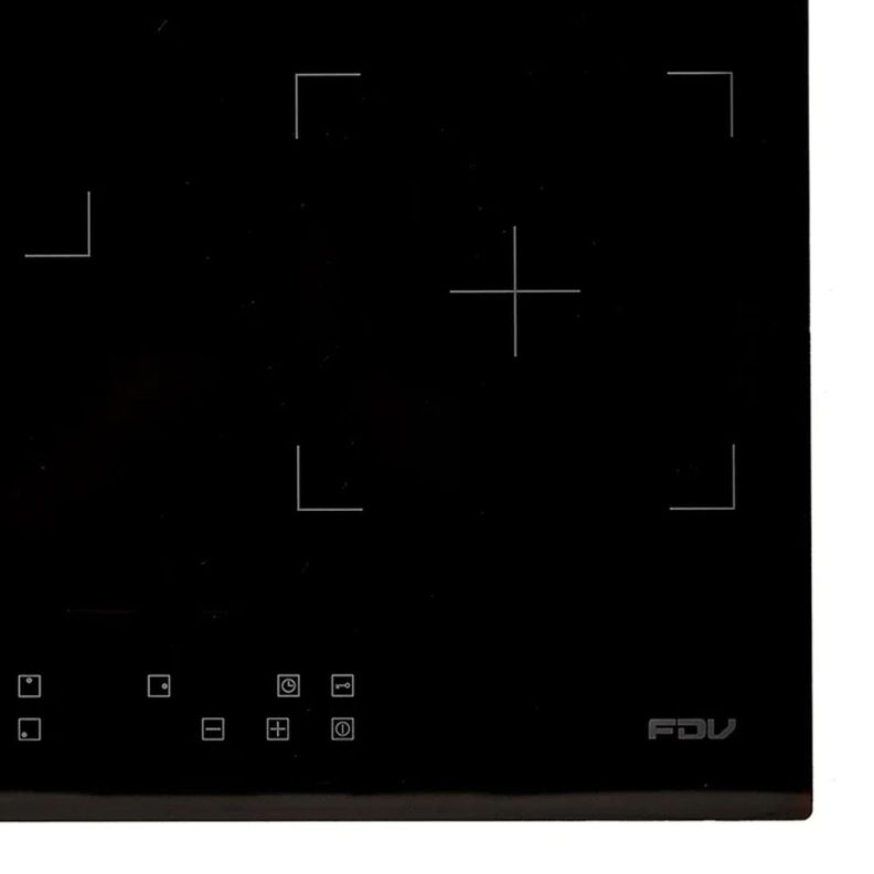 Encimera Fdv Vitrocerámica 3 Focos Black-2