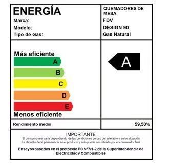 Encimera Gas Natural Fdv Design 90-6