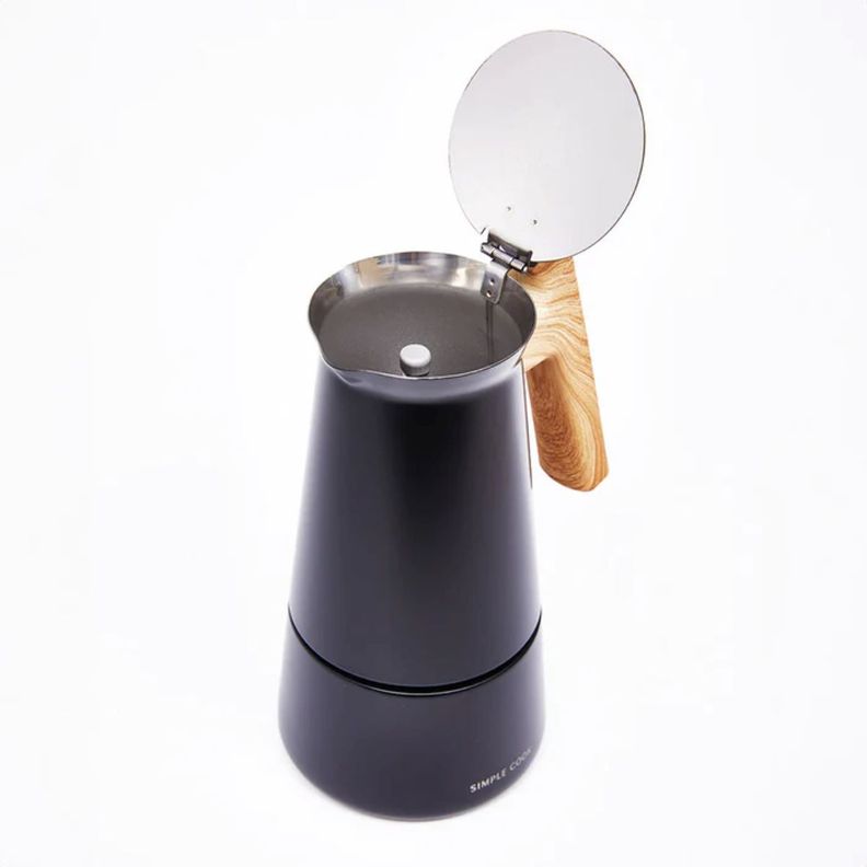 Cafetera Italiana Simple Cook Greca 6 tazas-1