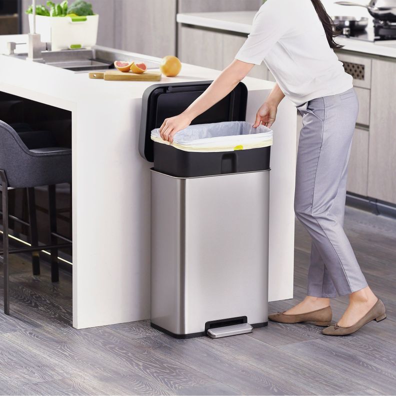 Basurero Eko Cozy Inox 45 Lts-4