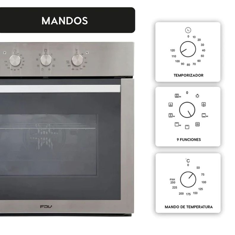 Horno Eléctrico Fdv Elite - 52 Litros-5