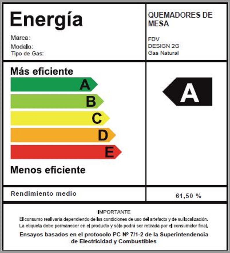Encimera FDV Design 2G BUT 2.0-6
