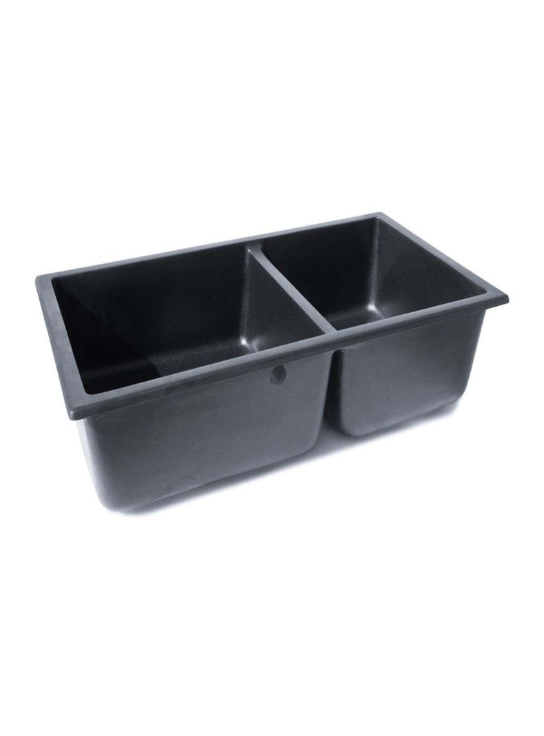 Lavaplatos FDV Deluxe 2C Granito Negro-1