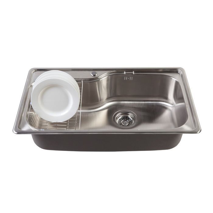 Lavaplatos FDV Big Acqua 1C + desague completo-1