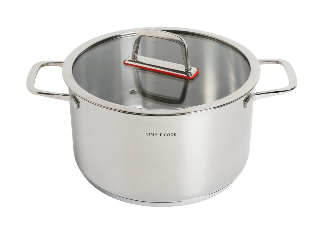 Bateria Simple Cook Burdeos 7pzs-1