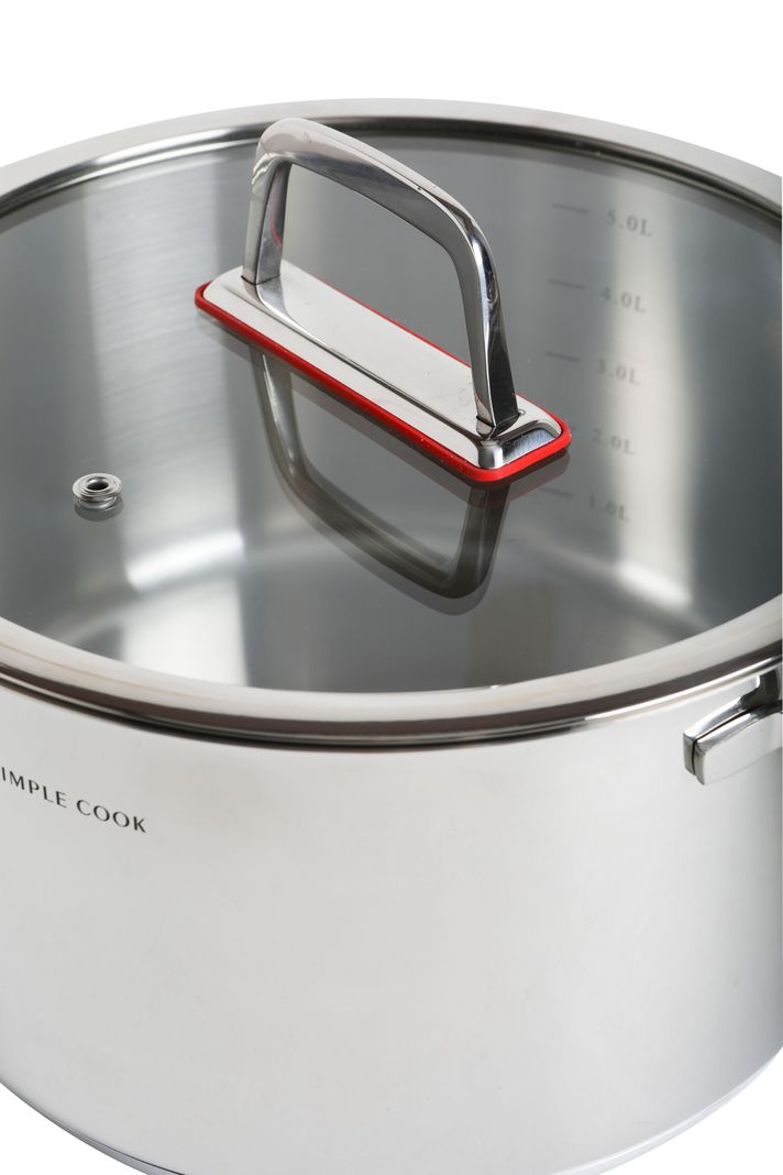Bateria Simple Cook Burdeos 7pzs-2