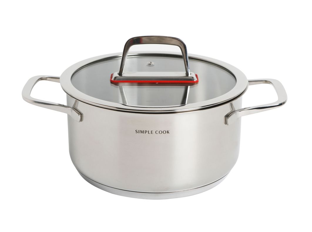 Bateria Simple Cook Burdeos 7pzs-6