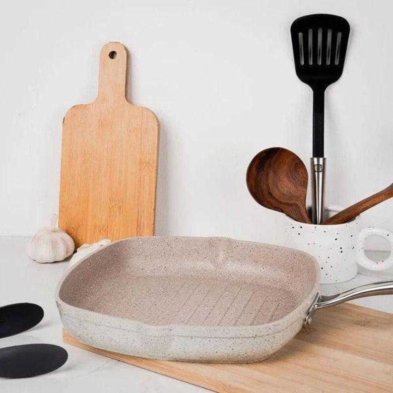 Grill Cuadrado Granita 28 cms Korkmaz-3