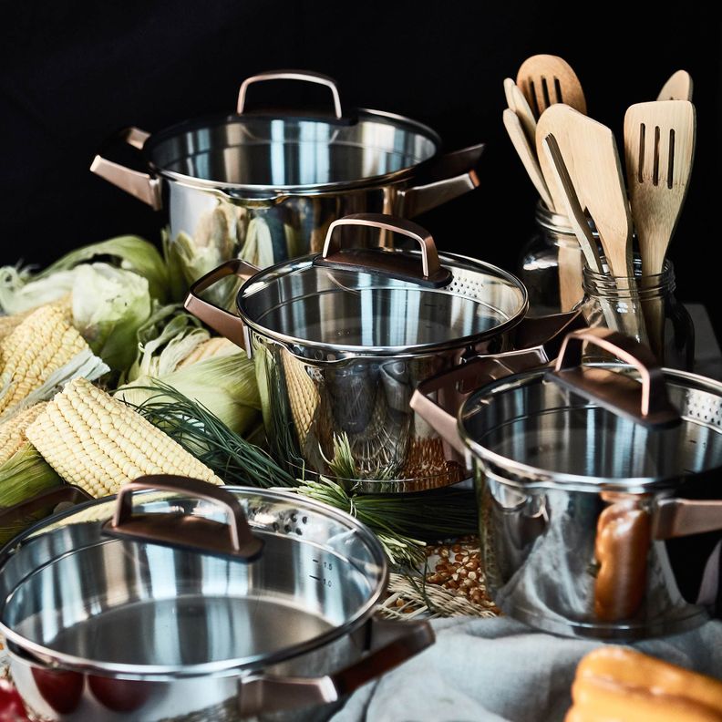 Bateria Simple Cook Niza cobre 8 pzs-2