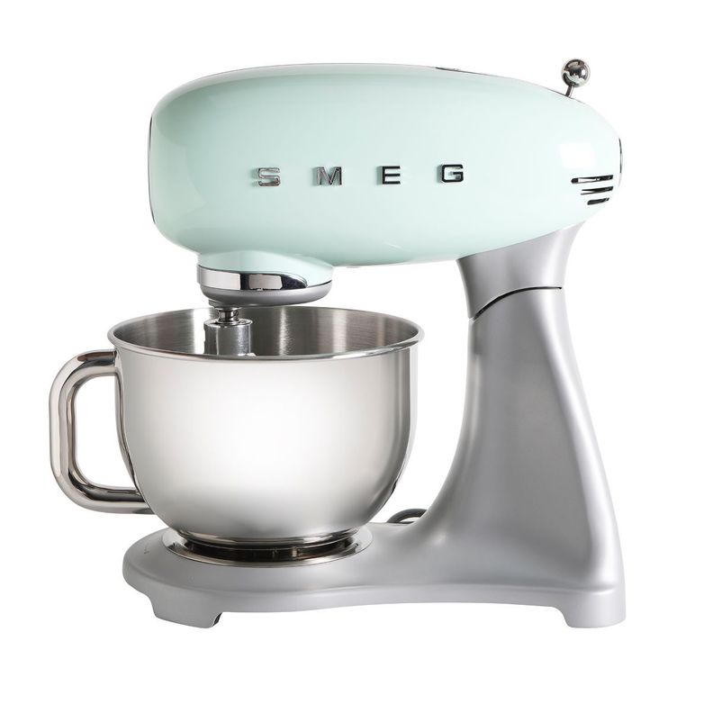Batidora Smeg Stand Mixer Verde Agua modelo SMF02PGEU-0
