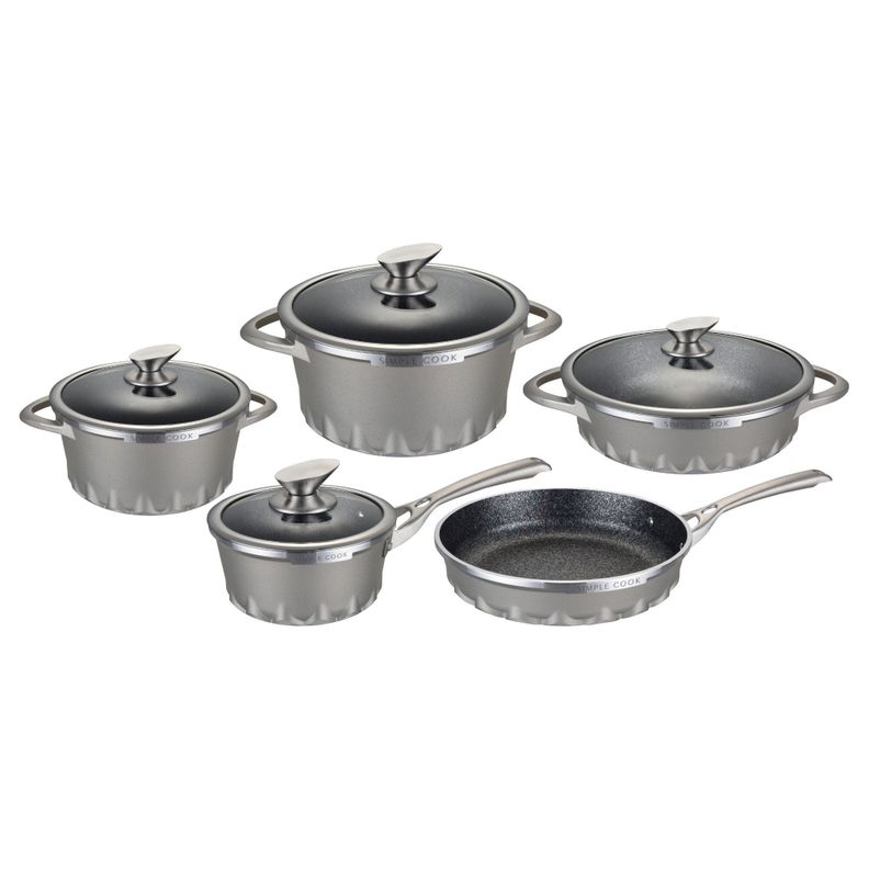 Bateria Simple Cook Mont Blanc 9 pzs-0