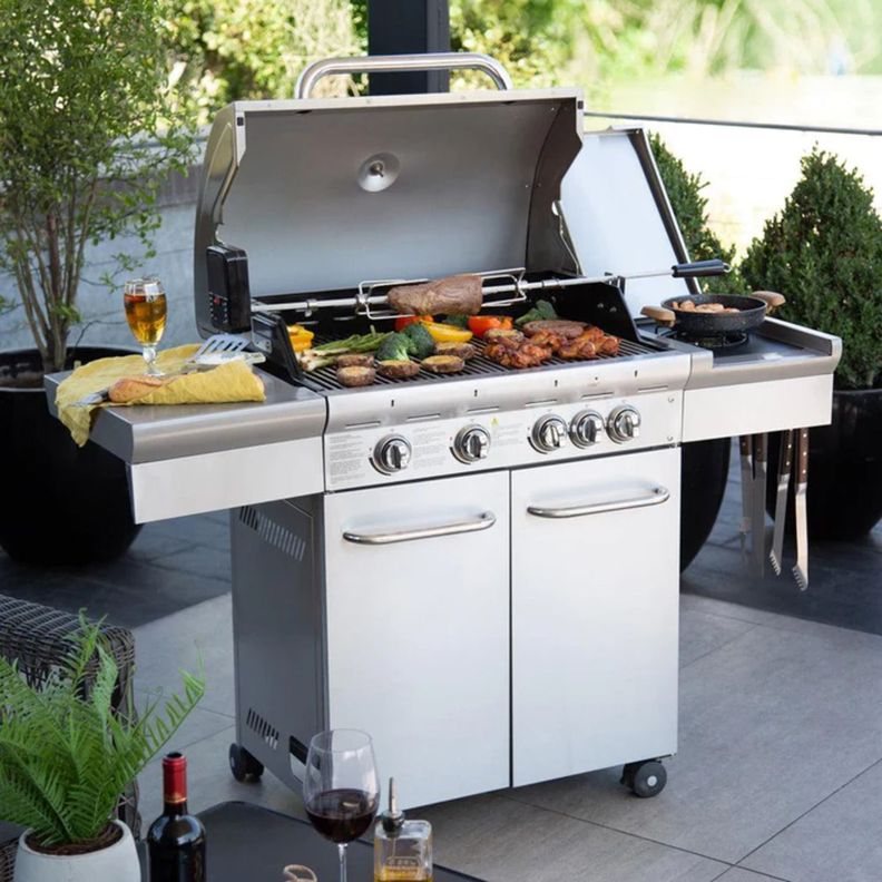Parrilla A Gas Licuado Fdv Elite 5 Quemadores-3