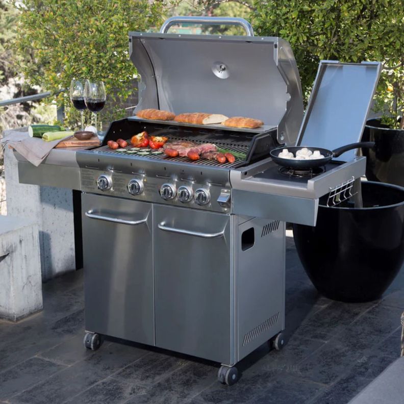 Parrilla A Gas Licuado Fdv Elite 5 Quemadores-5