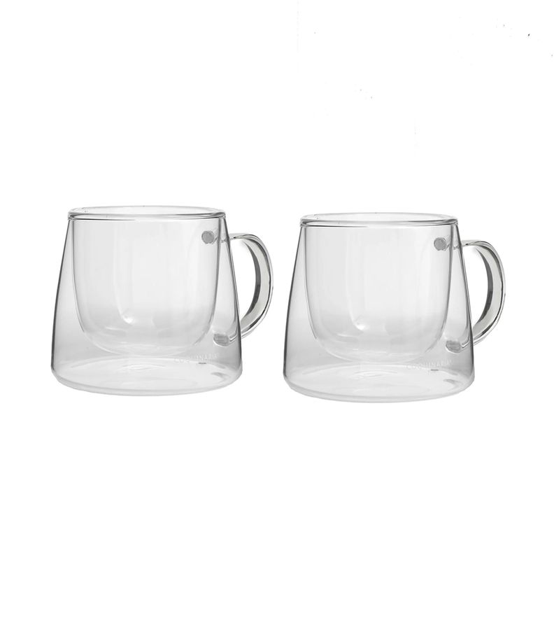 Set 2 Mugs de vidrio 250ml Coquinaria-0