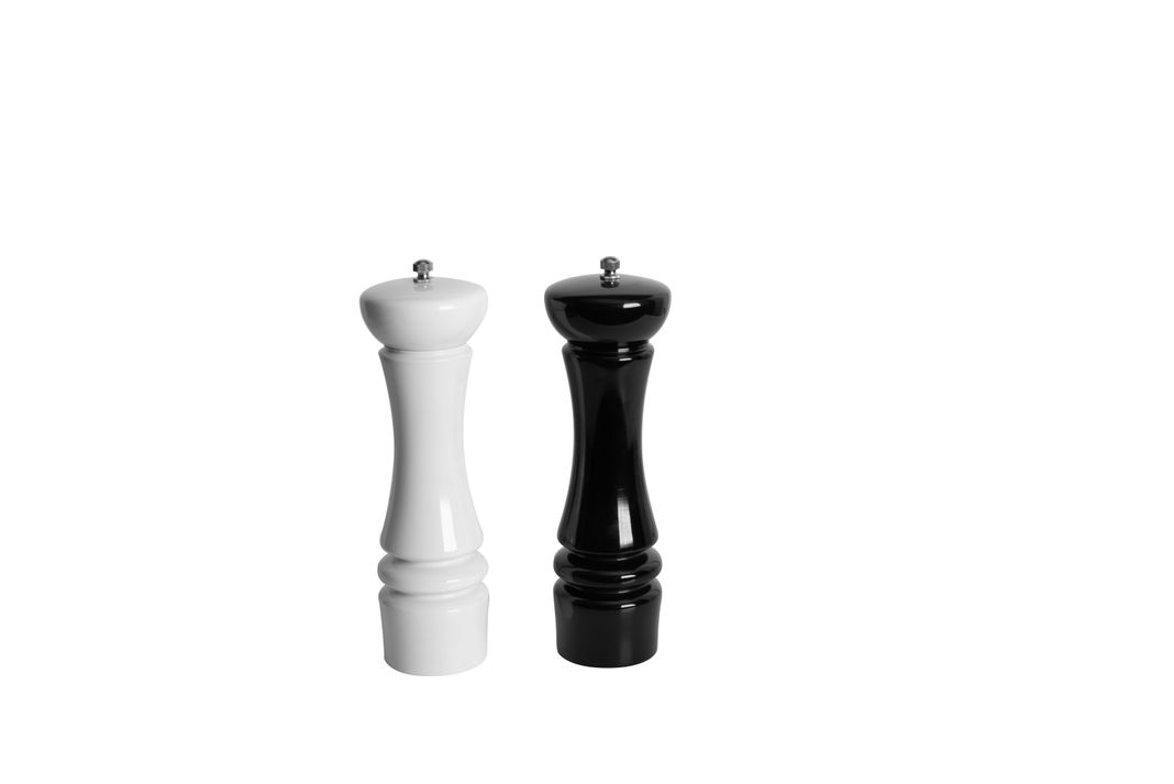 Set Salero y Pimentero Simple Cook Black&White 2 pzs-0