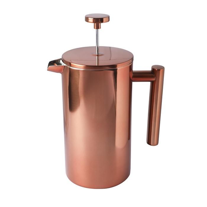 Cafetera Prensa Francesa Simple Cook Bolonia cobre-3