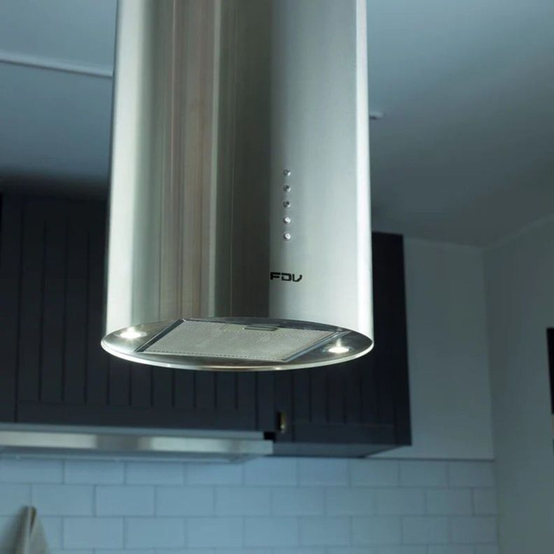 Campana FDV DELUXE Isla Tube-1