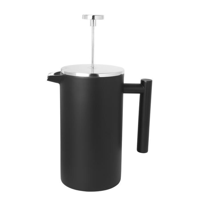Cafetera prensa francesa Simple Cook Bolonia negra-0