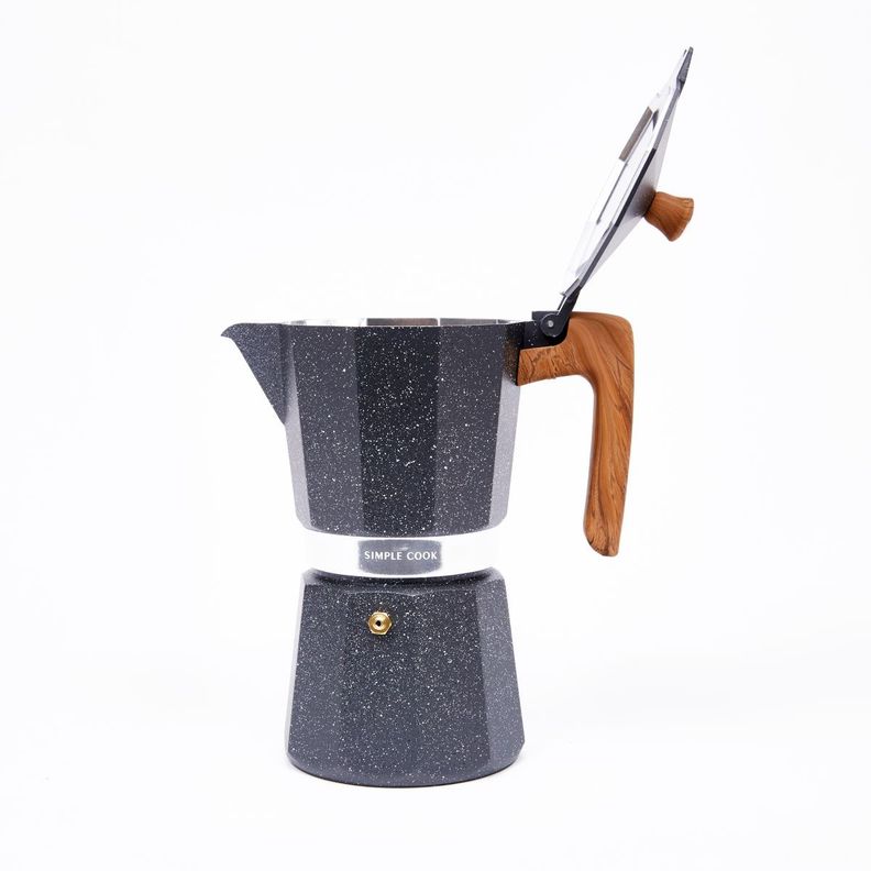 Cafetera Italiana Simple Cook Volterra 6 tazas-1