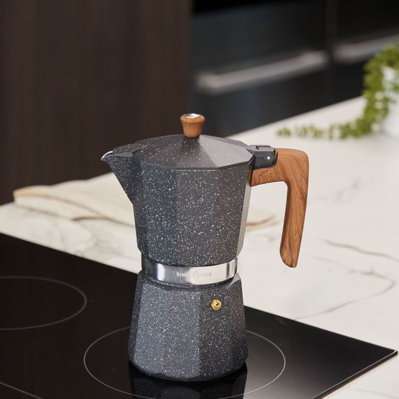 Cafetera Italiana Simple Cook Volterra 6 tazas-7