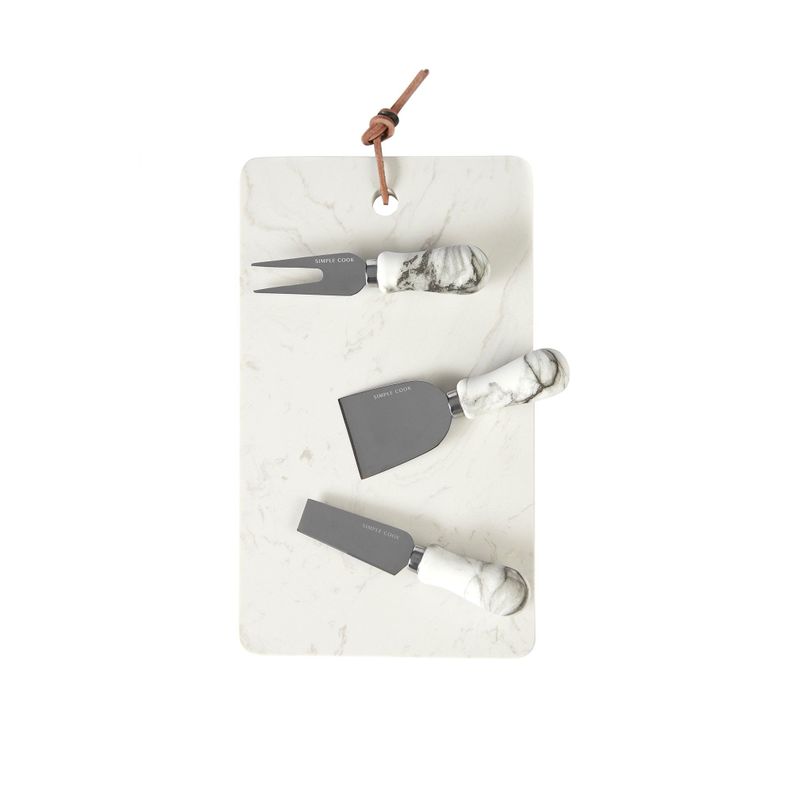 Set tabla para quesos Simple Cook Silver-1