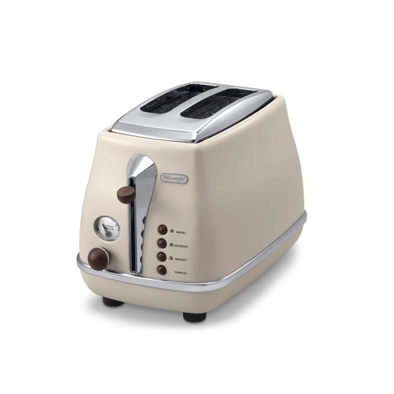 Tostador De Longhi Icona Vintage Beige CTOV2103BG-1