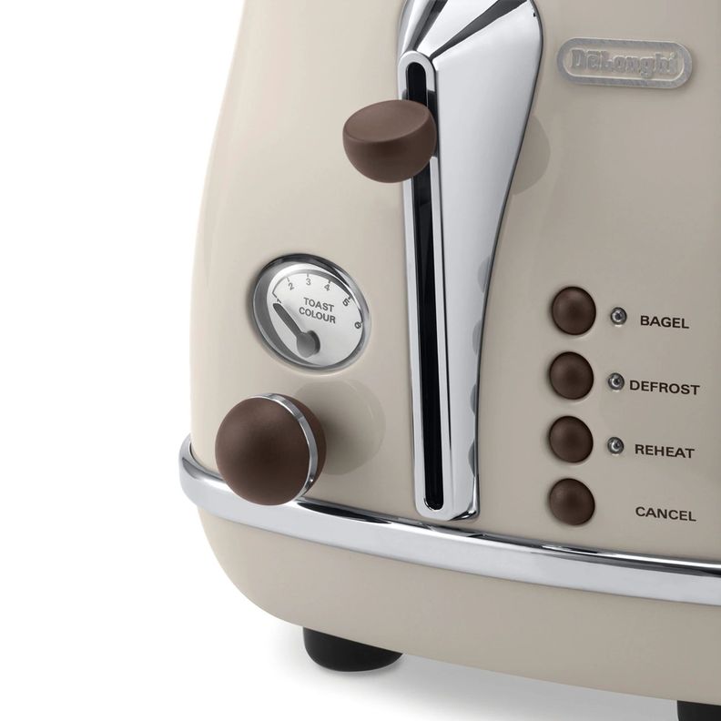 Tostador De Longhi Icona Vintage Beige CTOV2103BG-3