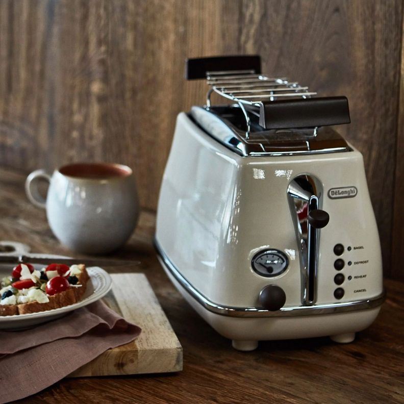 Tostador De Longhi Icona Vintage Beige CTOV2103BG-5