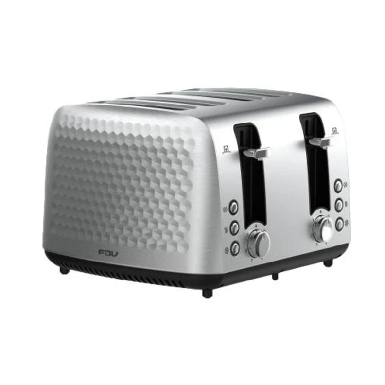 FDV Tostador eléctrico Steel 4 rebanadas FDV