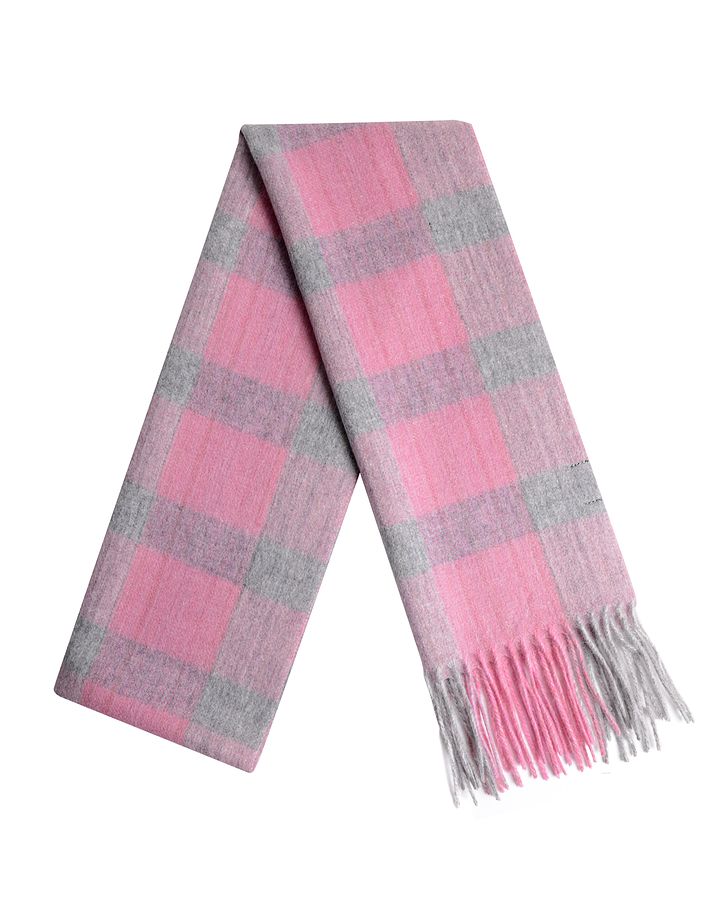 Bufanda de lana Pink-0