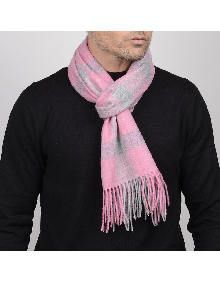 Bufanda de lana Pink-1
