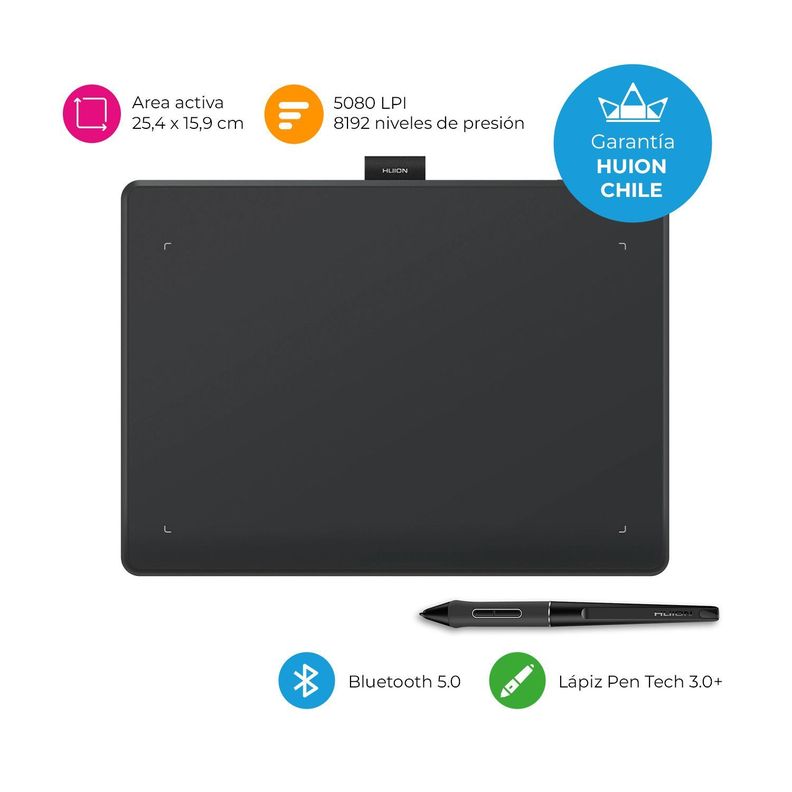 Tableta Gráfica Huion Inspiroy Frego M Bluetooth  - HCL-1