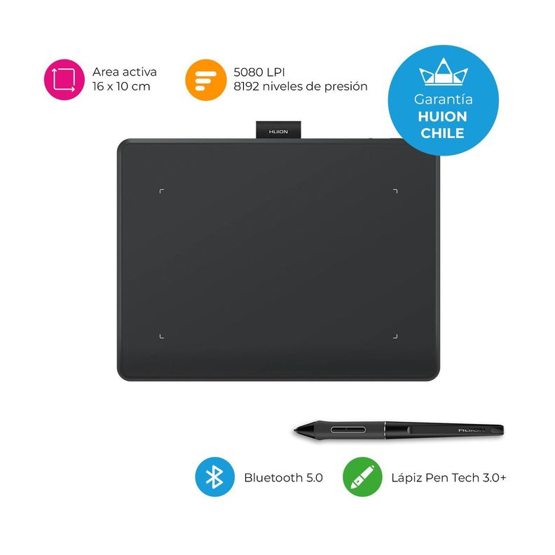 Tableta Gráfica Huion Inspiroy Frego S Bluetooth - HCL-1