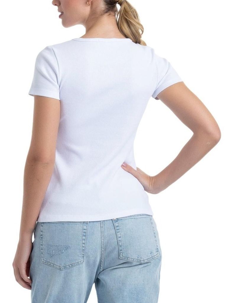 Camiseta Cotton Rib Manga Corta-2