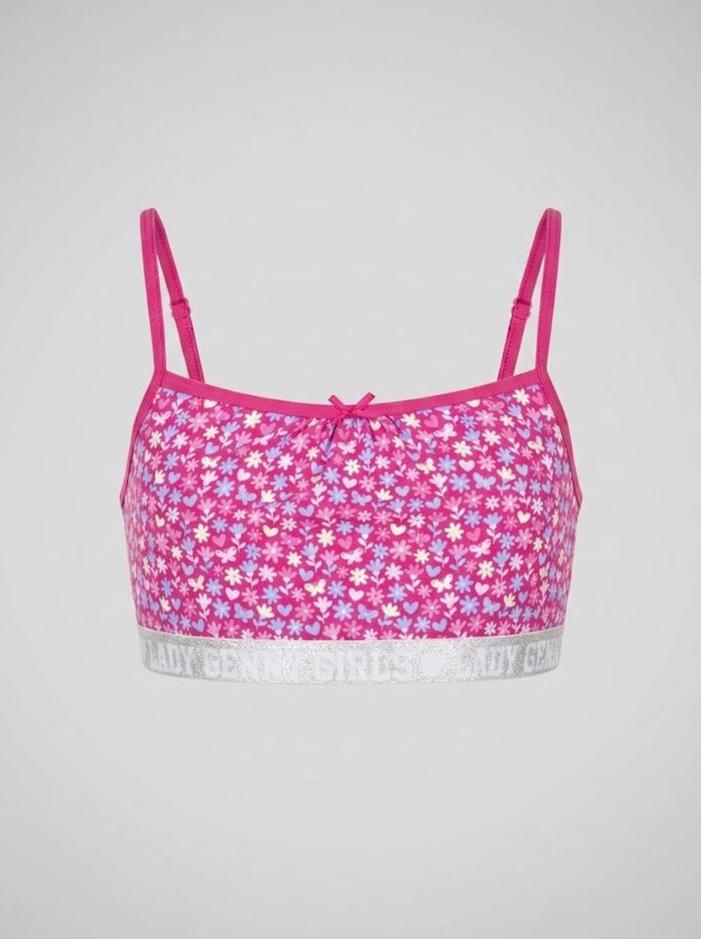 Top Algodon Estampado Nina Con Glitter LADY GENNY Rosado 6-8