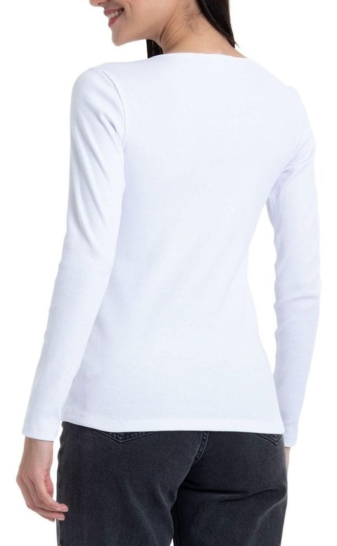 Camiseta Cotton Rib Manga Larga-1