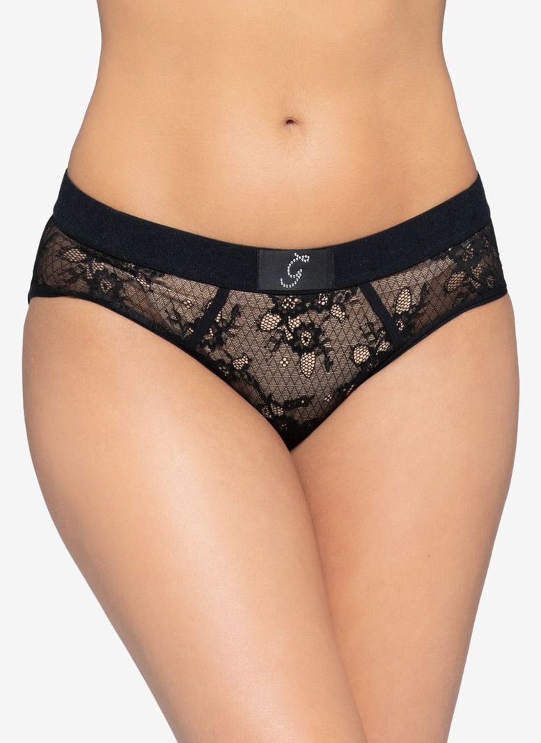 Pantaleta Delicado Encaje Negro S
