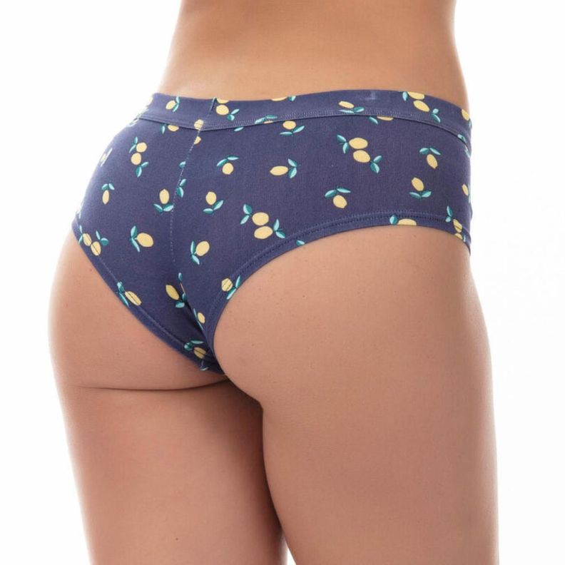 Pantaleta a la Cadera Algodón Estampado-1