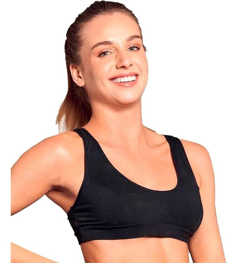 Peto Deportivo Algodon Lycra Baziani negro-0