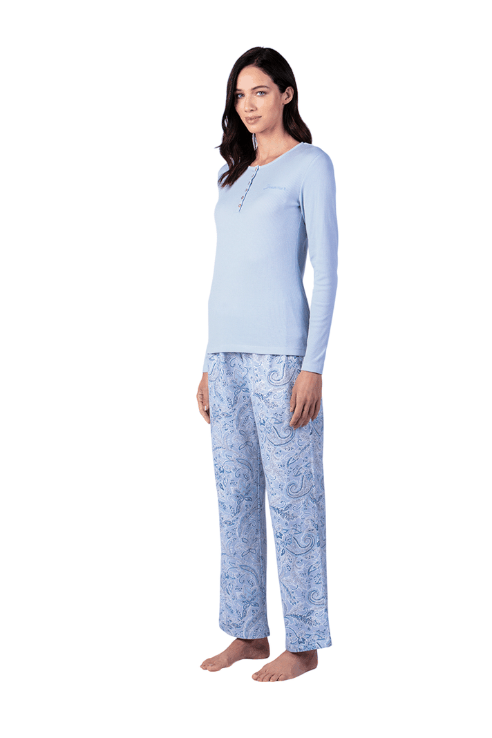Pijama de invierno Cotton Mujer-1