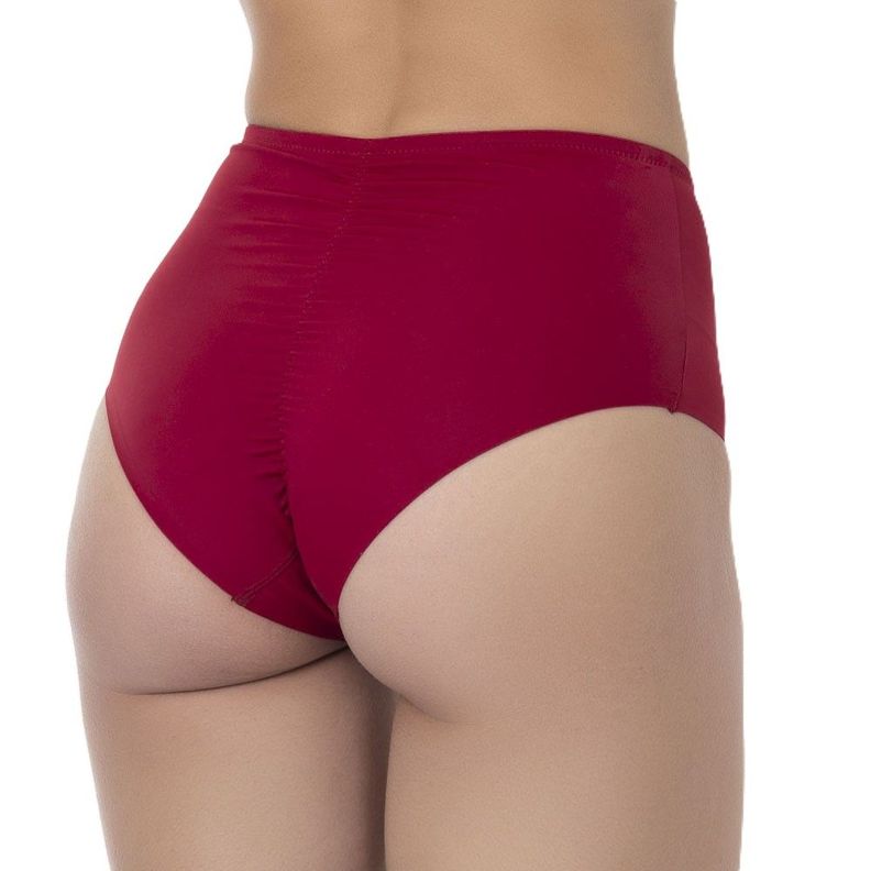Calzón Cuadro Microfibra Con Encaje Lady Genny-1