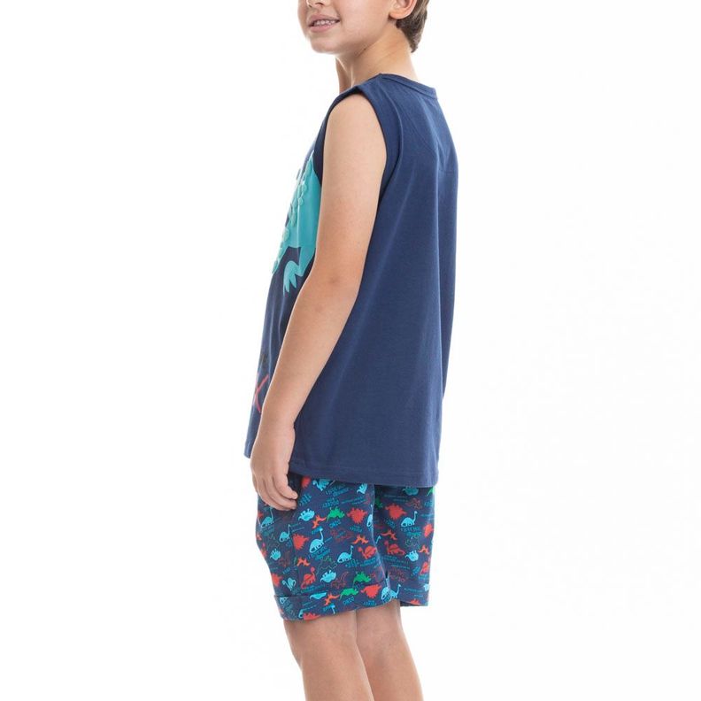 Pijama de verano para niños T-REX-1