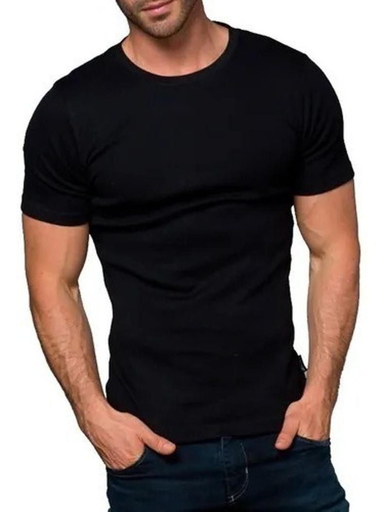 Camiseta Manga Corta Cotton Rib Jockey Usa-1