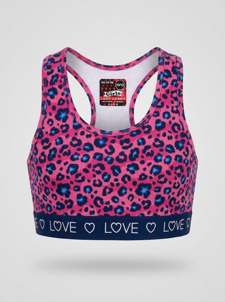 Top Deportivo Algodon full estampado Nina LADY GENNY
