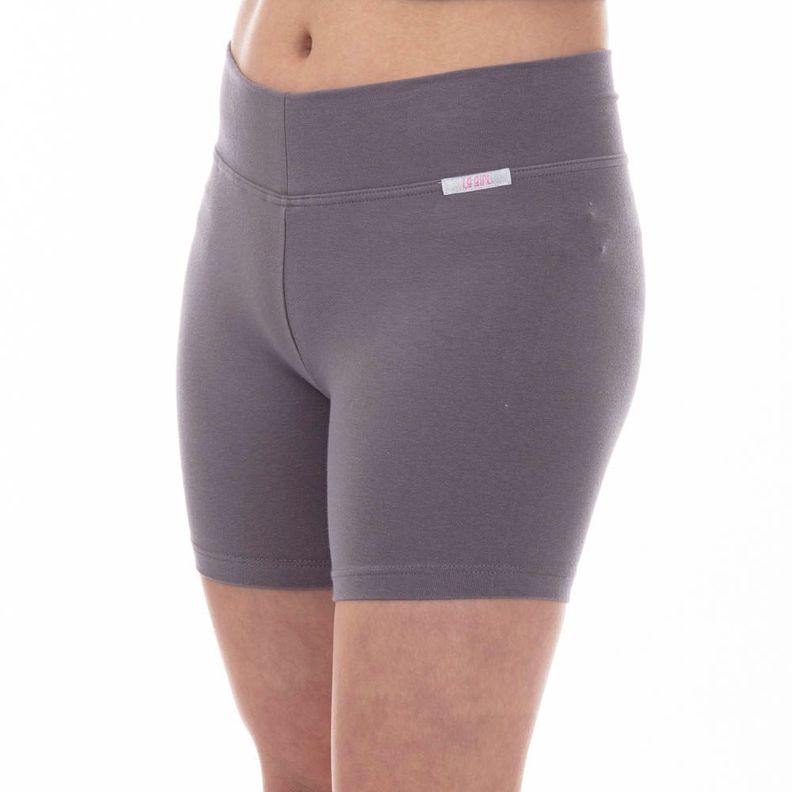 Calza Escolar Algodon Spandex Gris 6-8