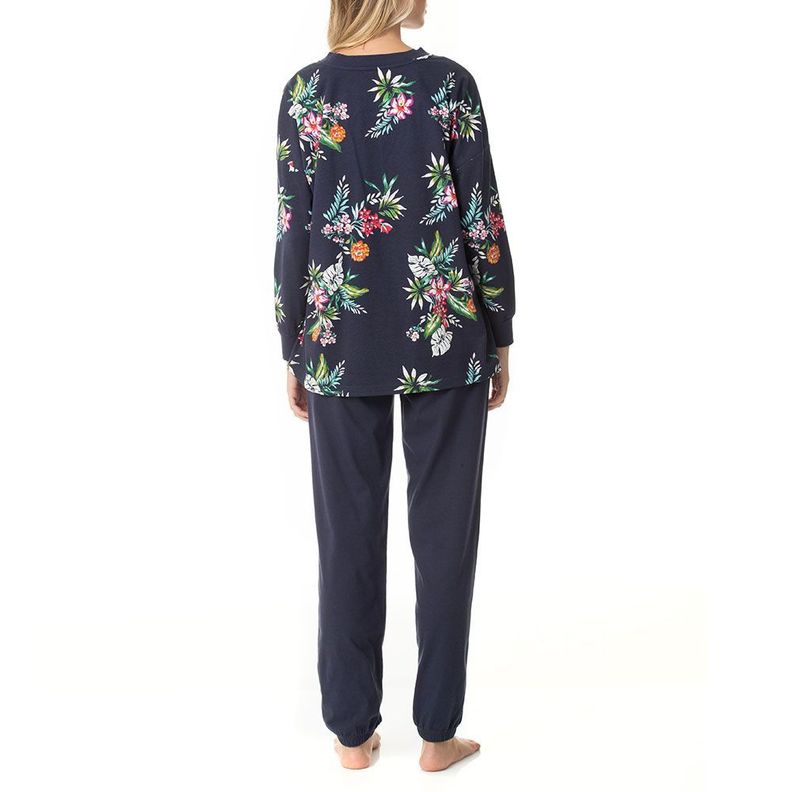 Conjunto Pijama Algodón Floreado Lady Genny-1