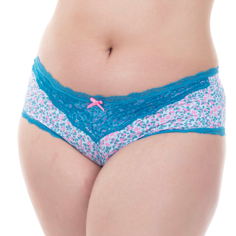 Pantaleta Invisible de Microfibra y Encaje-2