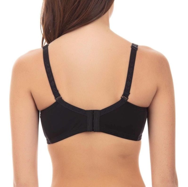 Sosten Encaje Con Soft Push-up 40 negro-1