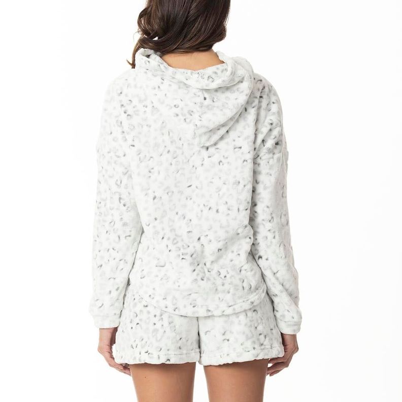 Pijama Polar Con Capucha Lady Genny-1